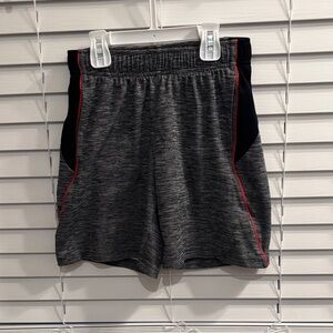 Old Navy Kids Gray and Black Shorts with Red Accents